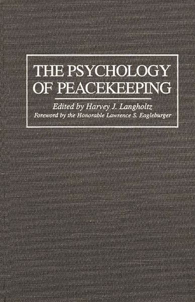 The Psychology of Peacekeeping cover