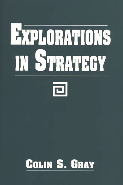 Explorations in Strategy cover
