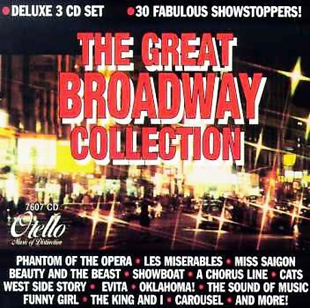 The Great Broadway Collection Deluxe 3 CD Set cover