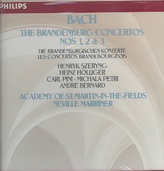 Bach: The Brandenburg Concertos Nos. 1, 2 & 3