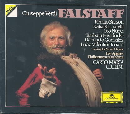 Verdi - Falstaff / Bruson, Ricciarelli, Nucci, Hendricks, Gonzalez, Valentini-Terrani, Giulini cover