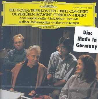 Beethoven: Triple Concerto, Egmont, Coriolan, Fidelio cover