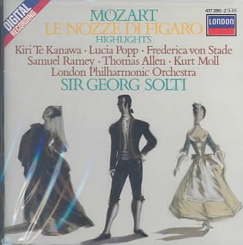Mozart: Le nozze di Figaro / Te Kanawa, Popp, Ramey, Solti [Highlights] cover