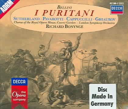 Bellini: I Puritani cover