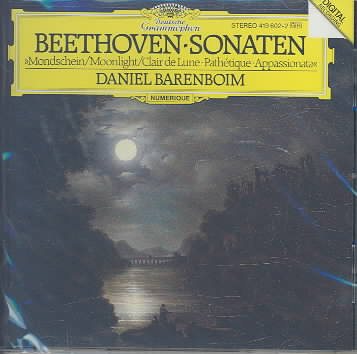 Pathetique, Moonlight, & Appassionata Sonatas cover