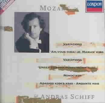 Mozart: Variations; Rondo in A Minor; Adagio in B Minor cover