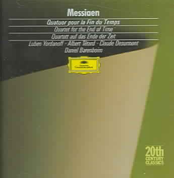 Messiaen: Quatuor pour la Fin du Temps (Quartet for the End of Time) (1940) cover