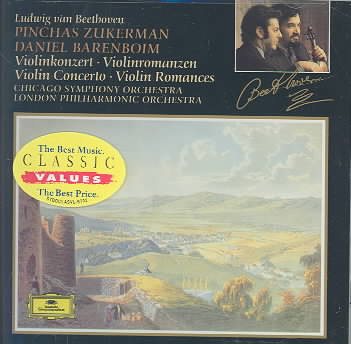 Beethoven: Violin Concerto in D Major, Op. 61 / Romances for Violin and Orchestra: No. 1 in G Major, Op. 40; No. 2 in F Major, Op. 50