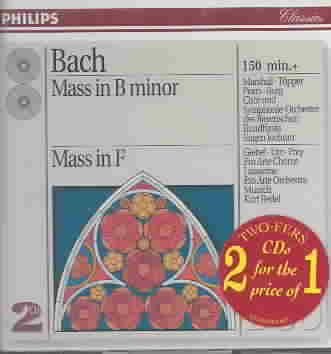 Bach: Mass in B Minor; Mass in F cover