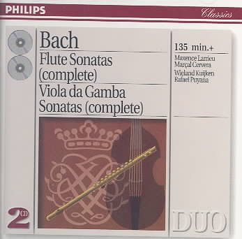 Bach: Flute Sonatas & Viola Da Gamba Sonatas (Complete) cover