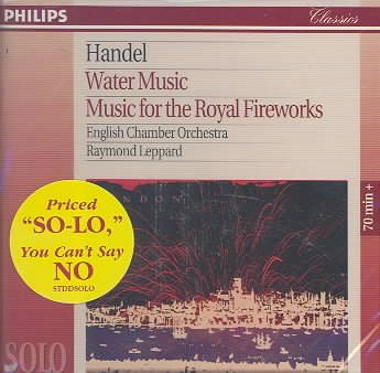 Water Music / Royal Fireworks cover