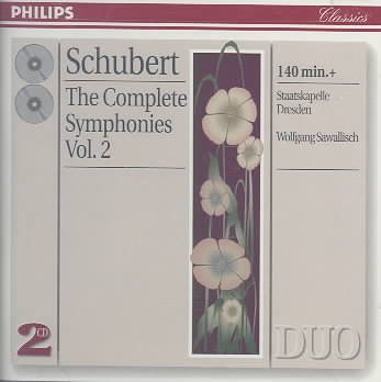 Schubert: The Complete Symphonies, Vol. 2 cover