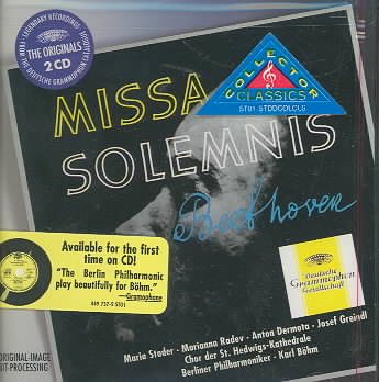 Beethoven: Missa Solemnis / Reger: Mozart Variations