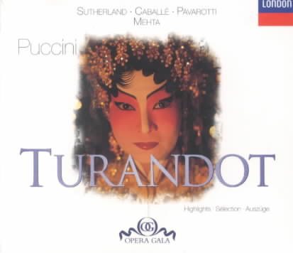 Puccini: Turandot (Highlights) / Mehta, Sutherland cover
