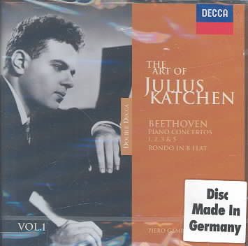 Art of Julius Katchen, Vol. 1 (Beethoven: Piano Concertos 1, 2, 3 & 5 / Rondo in B Flat)