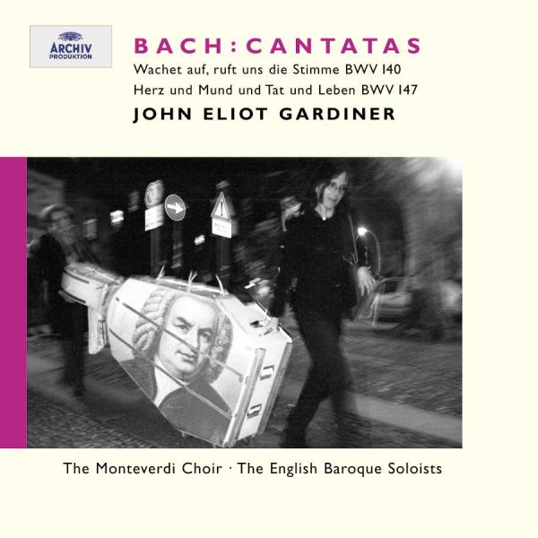 Bach - Cantatas BWV 140, 147 / Holton, Chance, Rolfe Johnson, Varcoe, The Monteverdi Choir, The English Baroque Soloists, Gardiner cover
