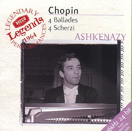 Chopin: 4 Ballades, 4 Scherzi / Ashkenazy cover