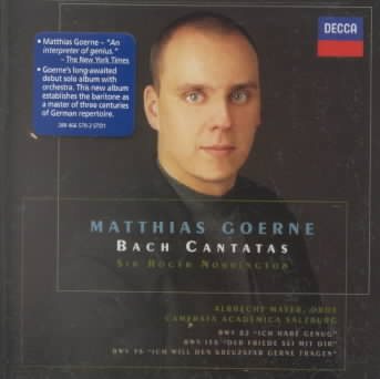 Bach Cantatas / Matthias Gorne - Albrecht Mayer · Camerata Academia Salzburg · Sir Roger Norrington cover