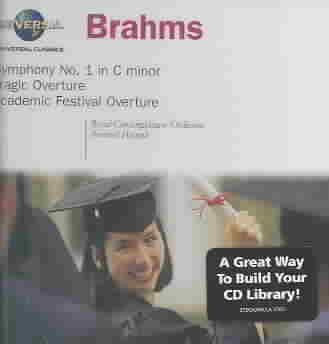 Brahms: Symphony No. 1 / Tragic Overture / Academic Festival Overture ~ Haitink cover