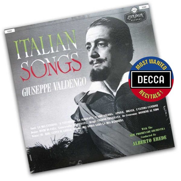 Most Wanted Recitals! Giuseppe Valdengo - Italian Songs