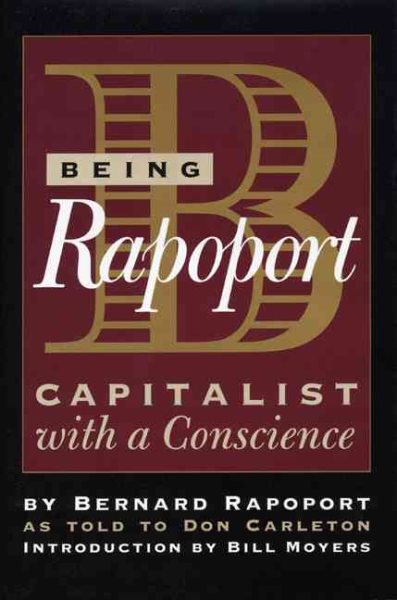 Being Rapoport: Capitalist with a Conscience (Focus on American History Series) cover