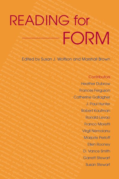 Reading for Form (Robert B Heilman Books xx)