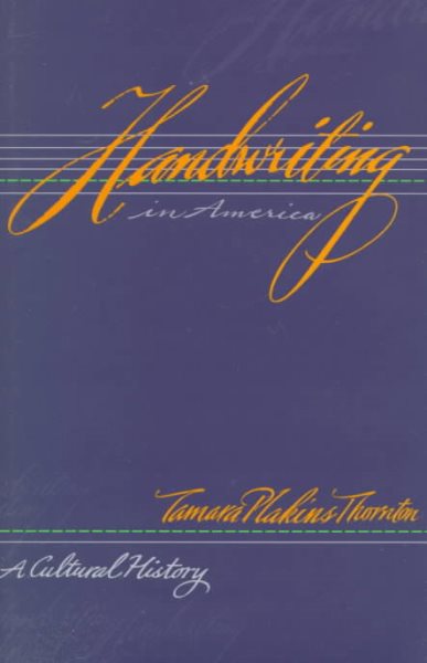Handwriting in America: A Cultural History cover