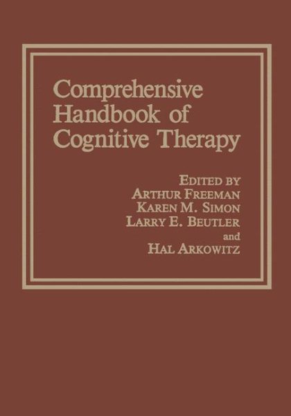 Comprehensive Handbook of Cognitive Therapy cover