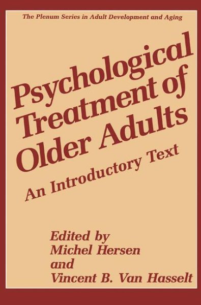Psychological Treatment of Older Adults: An Introductory Text (The Springer Series in Adult Development and Aging) cover
