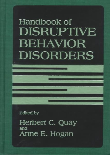 Handbook of Disruptive Behavior Disorders cover