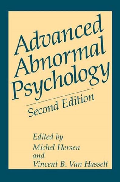Advanced Abnormal Psychology cover