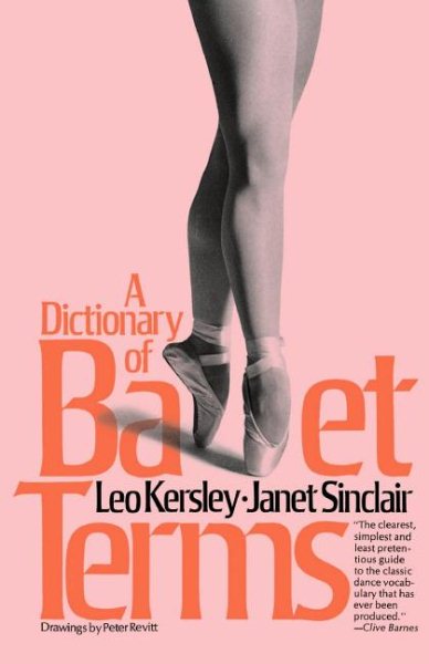 A Dictionary Of Ballet Terms (A Da Capo Paperback) cover