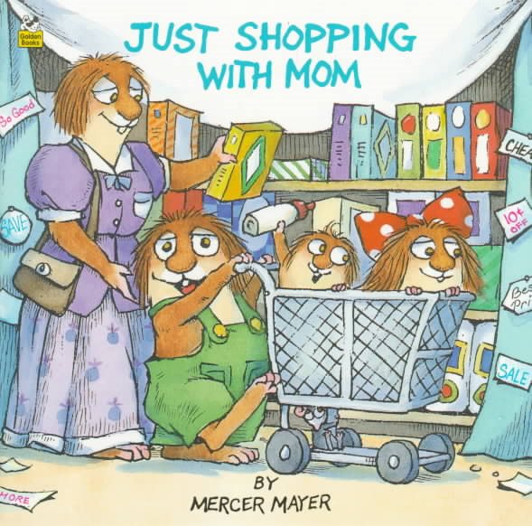 Just Shopping with Mom (A Golden Look-Look Book) cover