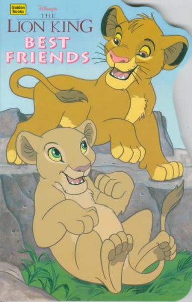 Disney's the Lion King: Best Friends (A Golden Sturdy Shape Book) cover