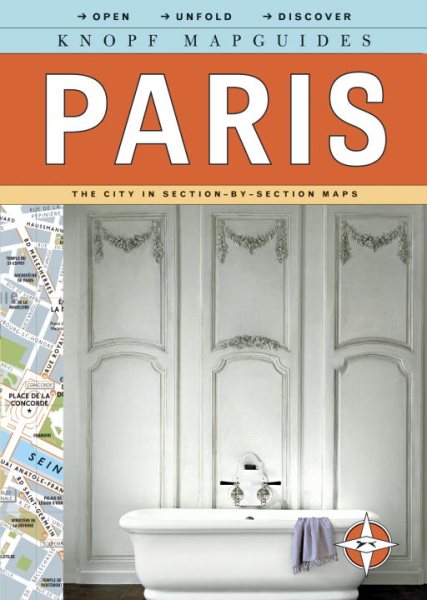 Knopf Mapguides: Paris: The City in Section-by-Section Maps cover