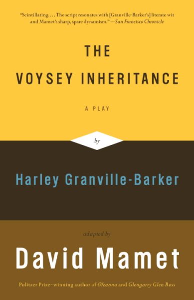 The Voysey Inheritance: A Play cover