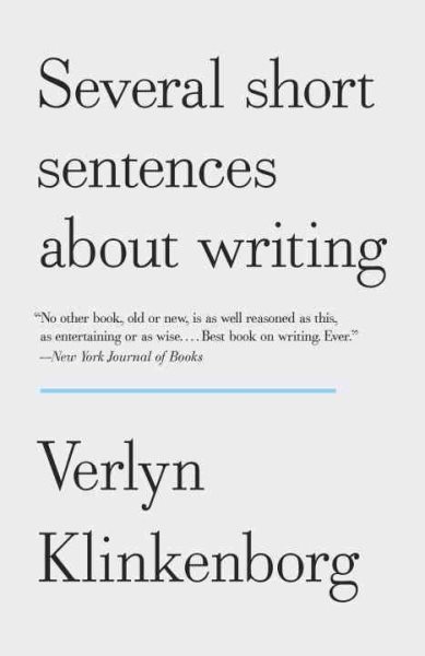 Several Short Sentences About Writing cover