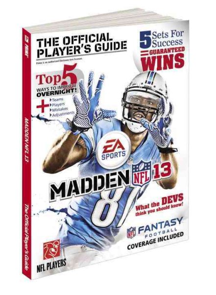 Madden NFL 13: The Official Player's Guide (Prima Official Game Guides) cover