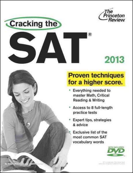 Cracking the SAT with DVD, 2013 Edition (College Test Preparation) cover