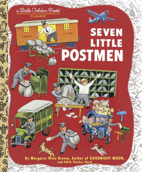 Seven Little Postmen (A Little Golden Book) cover
