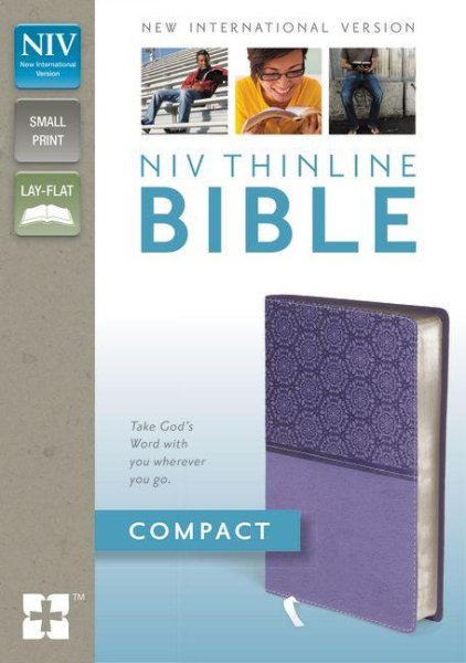 NIV, Thinline Bible, Compact, Imitation Leather, Lavender, Red Letter Edition