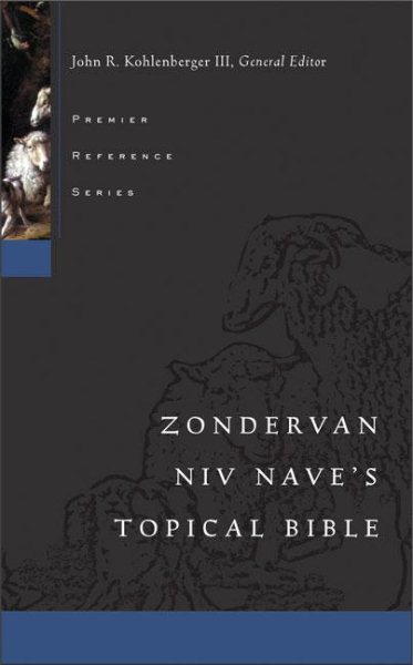 Zondervan NIV Nave's Topical Bible cover