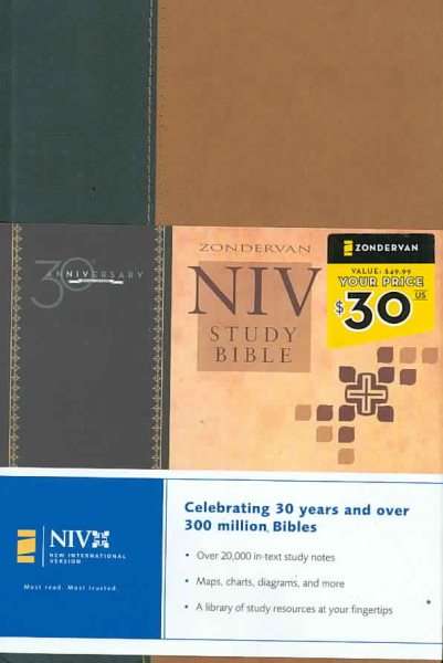 NIV Study Bible 30th Anniversary Edition HC