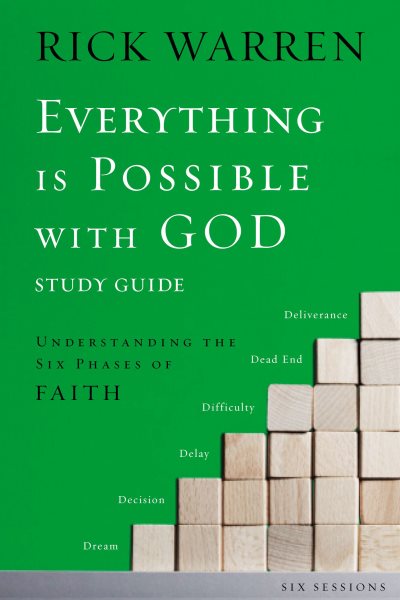 Everything is Possible with God Study Guide: Understanding the Six Phases of Faith cover