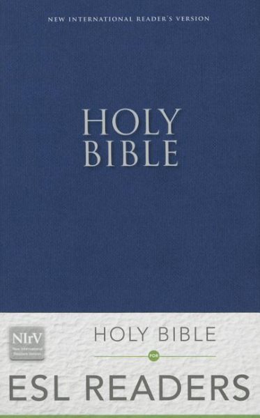 NIrV, Holy Bible for ESL Readers, Paperback, Blue cover