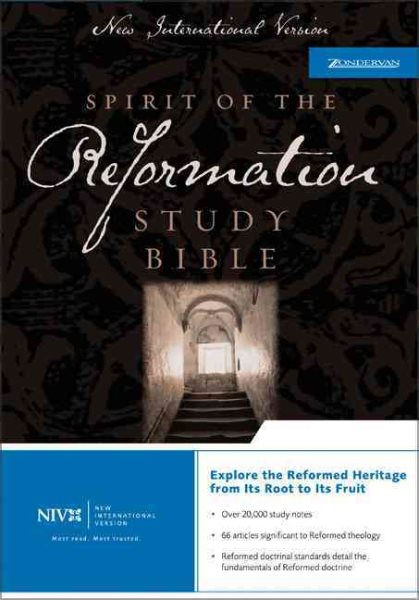 NIV Spirit of the Reformation Study Bible "Black Leather" cover
