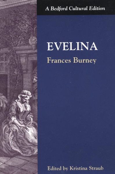 Evelina (Bedford Cultural Editions) cover