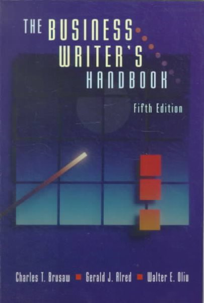 The Business Writer's Handbook cover