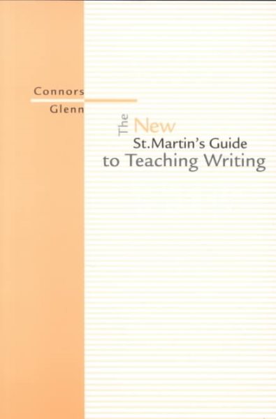 New St. Martins Guide to Teaching Writing cover
