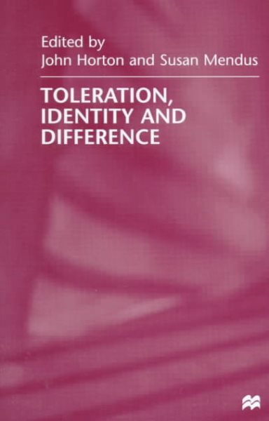 Toleration, Identity and Difference cover
